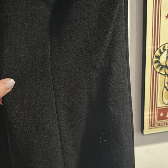 LBV Women's Black Crepe Halter Gown With Silver Hardware Size 4- New W/O Tags! - Picture 5 of 12